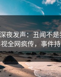 神秘人深夜发声：丑闻不是我干的！人人影视全网疯传，事件持续发酵