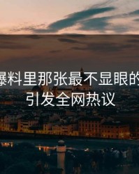 51吃瓜爆料里那张最不显眼的关键图，引发全网热议